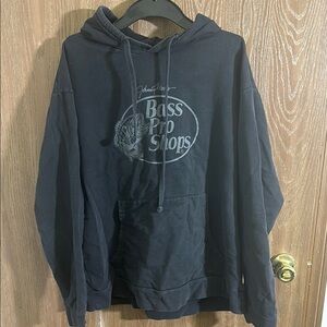 Bass Pro Shops Black Hoodie for Men Size Men‎